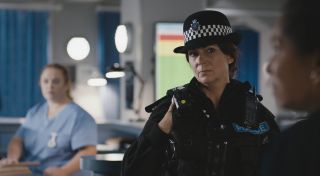 Stirling Gallacher as Casualty's Ffion