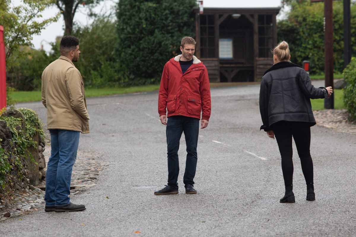 Jamie is shocked in Emmerdale