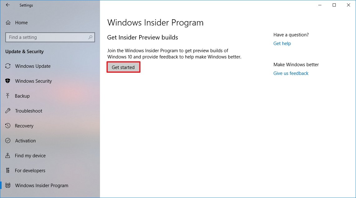 Windows insider program. Windows insider program 10.