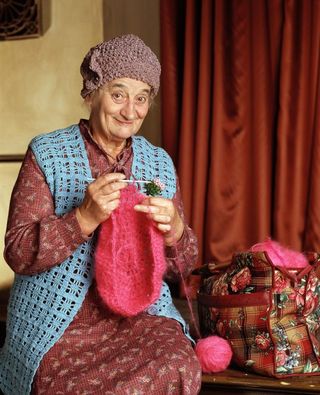 Liz Smith as Mrs Letitia Cropley in The Vicar of Dibley