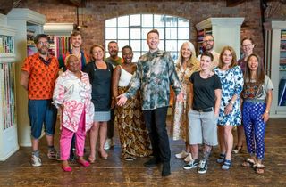 Joe Lycett and the Sewing Bee contestants
