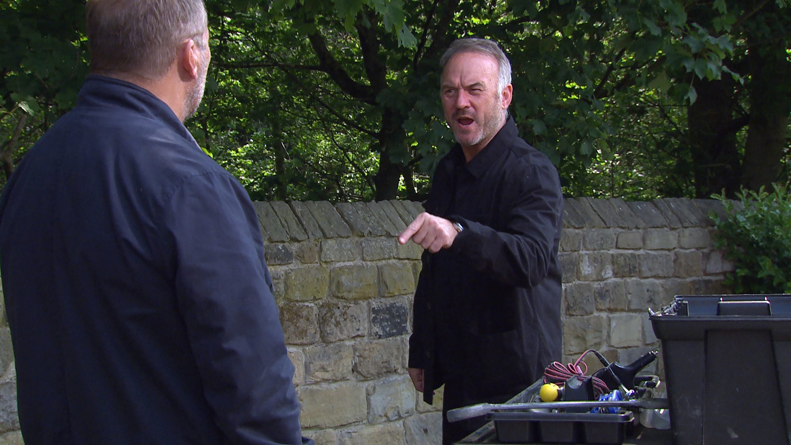 Will and Malone fight in Emmerdale