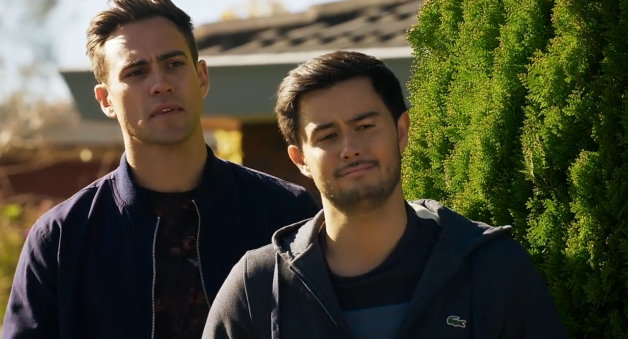 Neighbours, David Tanaka, Aaron Brennan