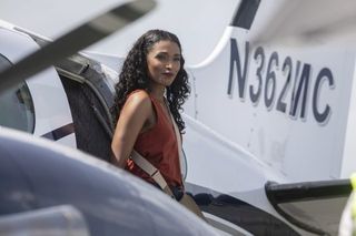 Camille touches down in Saint Marie in Death in Paradise