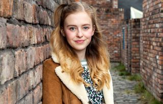 Summer, played by Harriet Bibby, in Coronation Street