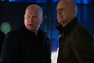Phil Mitchell and Danny Hardcastle in EastEnders
