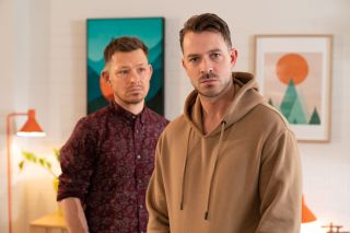 Darren Osborne and Kyle Kelly in Hollyoaks