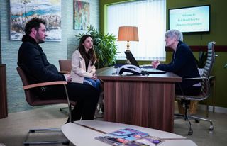Ruby and Martin see a doctor in EastEnders