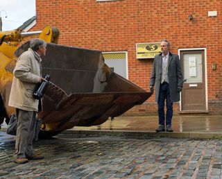 the residents put up a fight asRay's bulldozer heads for the brewery