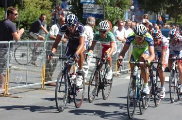 The breakaway group at the GP Camaiore