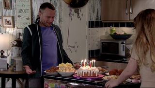 Gemma has arranged a surprise party for Paul.