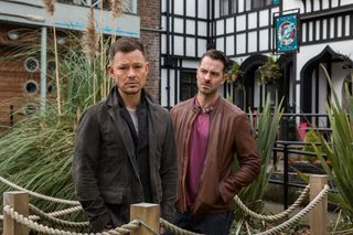 Kyle (Adam Rickitt) was suffering from depression and confided in Darren (Ashley Taylor Dawson)