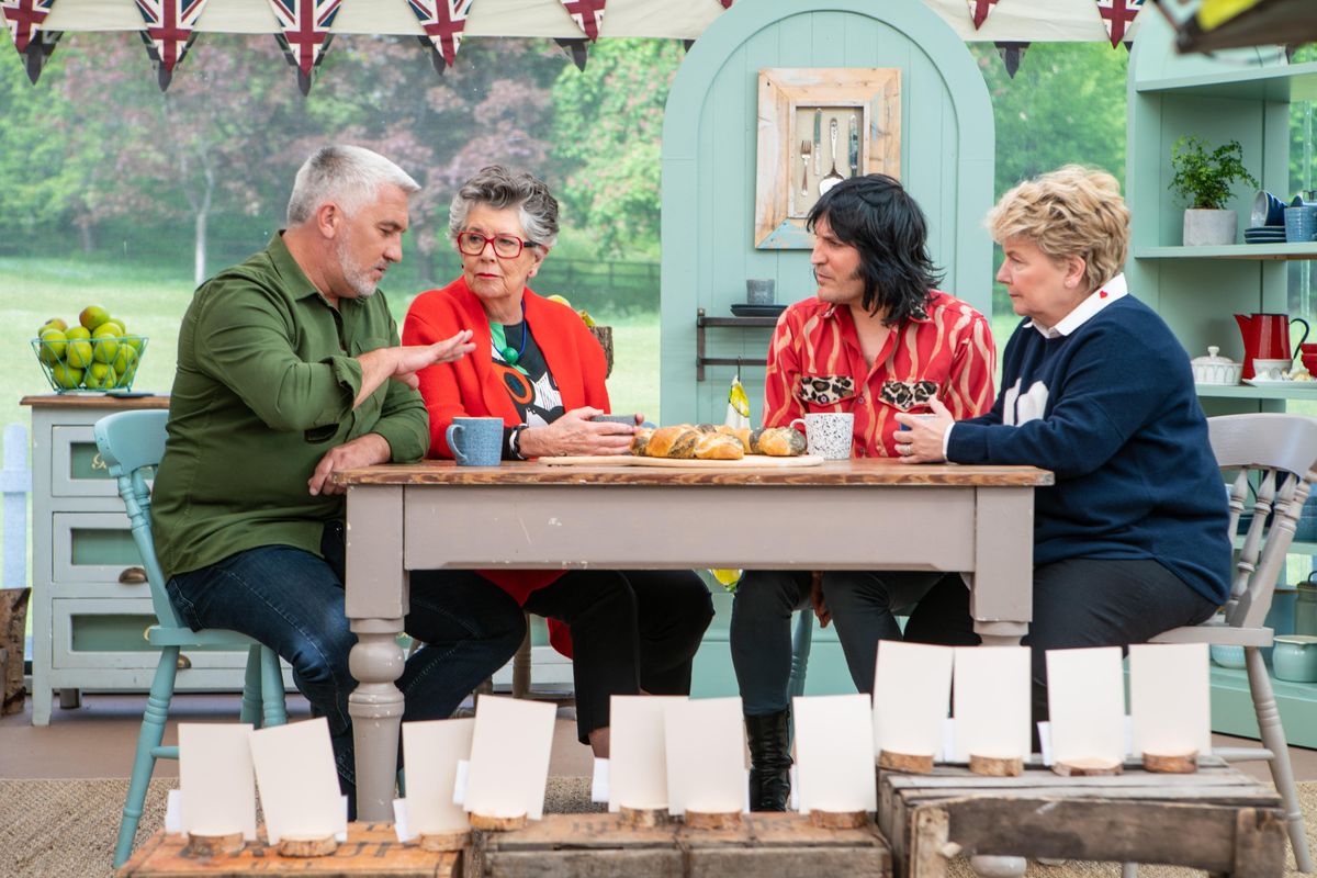 Paul, Prue, Noel and Sandi on The Great British Bake Off