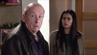 Coronation Street Alya Nazir and Tim are caught searching Geoff’s house!