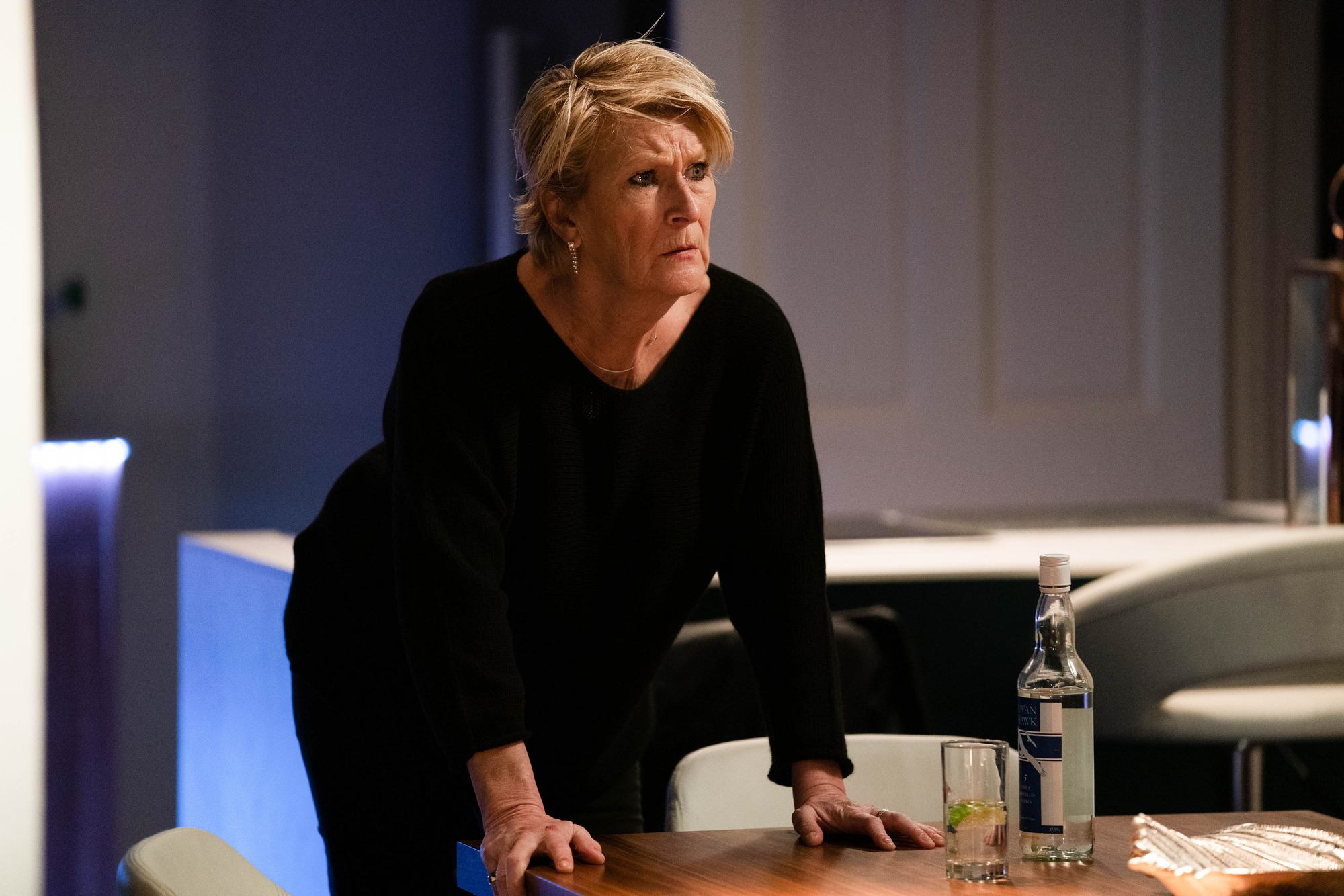 Shirley is shocked in EastEnders