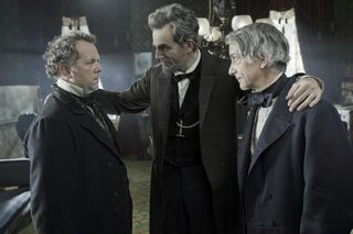 Abraham Lincoln tries to charm two senators