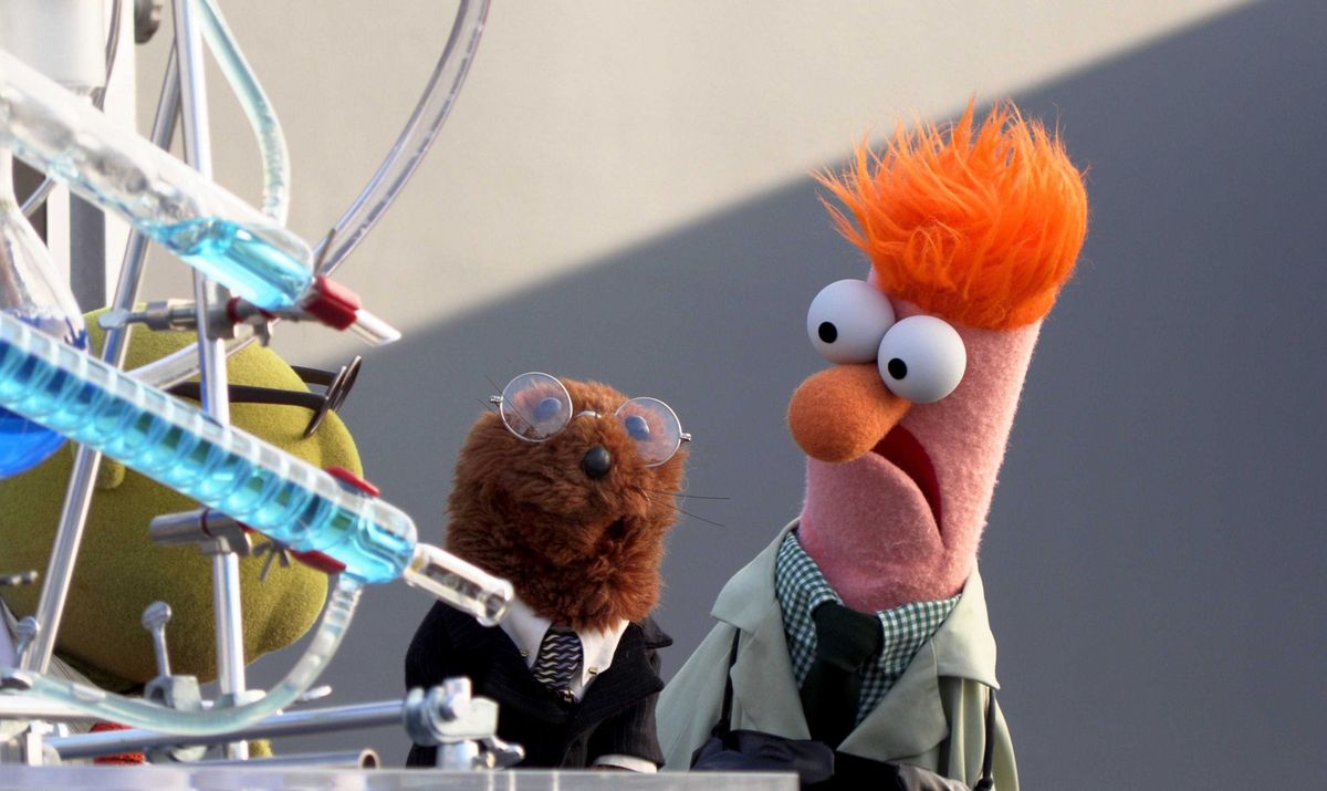 Beaker and Bunsen in Muppets Now