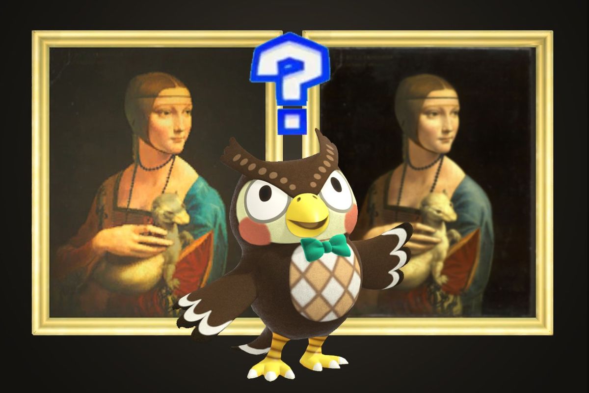 Animal Crossing New Horizons — is Jolly Redd's art real or fake? iMore
