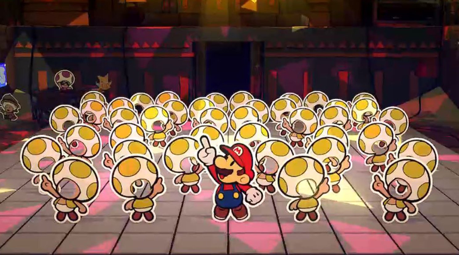 Paper Mario Origami King Dance Party