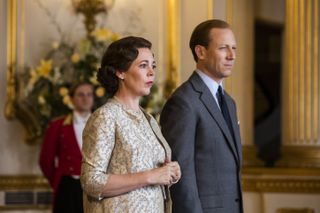Olivia Colman and Tobias Menzies as the Queen and Prince Philip in The Crown season three