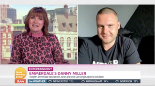 Danny Miller Lorraine ITV