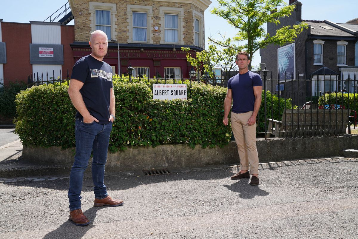 Jake Wood and Scott Maslen as Max and Jack Branning