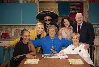 Mrs Brown and guests