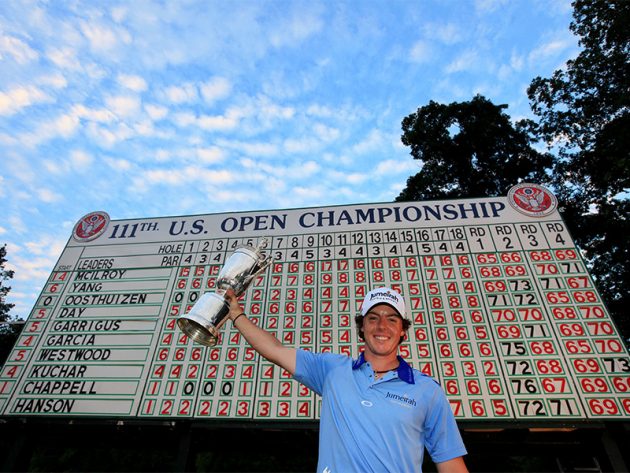 McIlroy won his first major aged 22 at the 2011 US Open